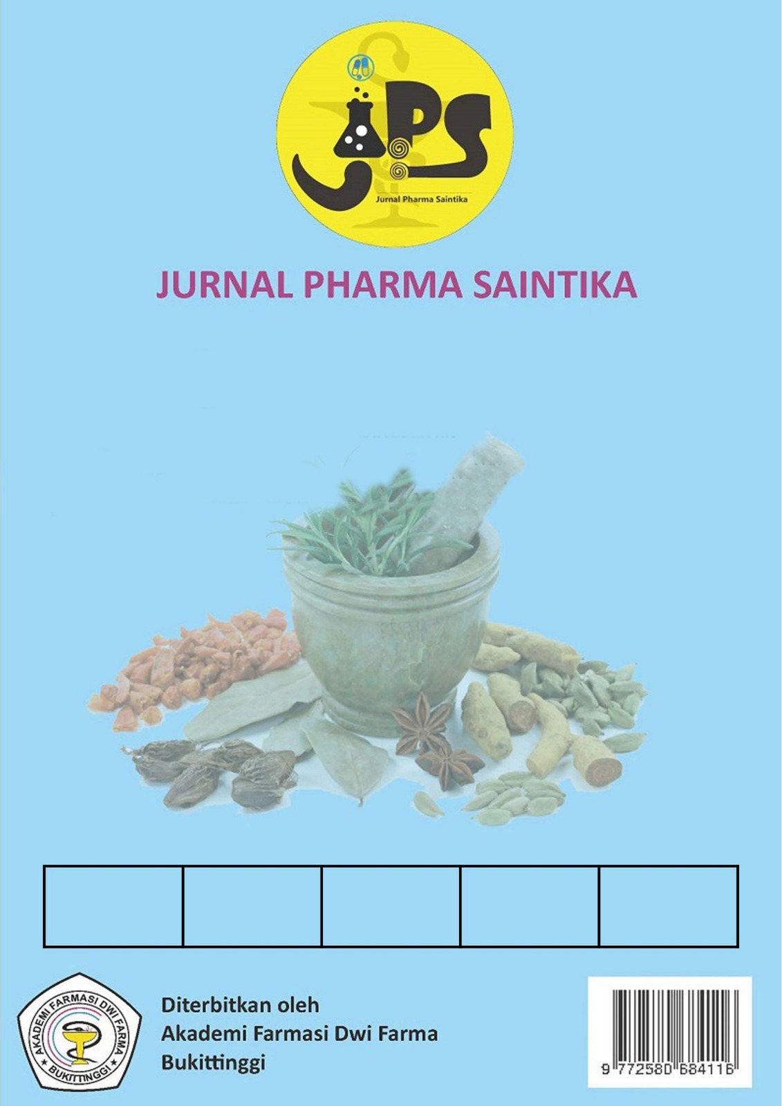 					View Vol. 7 No. 1 (2023): Oktober : Jurnal Pharma Saintika
				